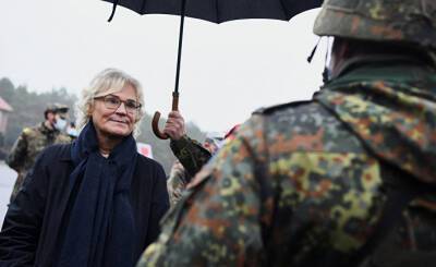 Le Figaro: Россия не может «навязывать свои взгляды» НАТО, считает министр обороны Германии