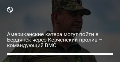 Американские катера могут пойти в Бердянск через Керченский пролив – командующий ВМС