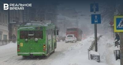 В Казани остановилось движение нескольких троллейбусов на улице Бигичева из-за обрыва проводов