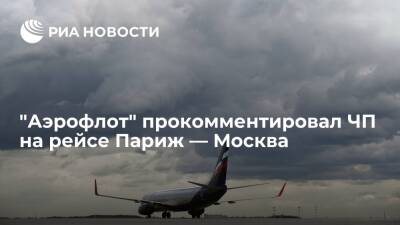 "Аэрофлот": рейс Париж — Москва после ЧП на борту сел штатно в "Шереметьево"