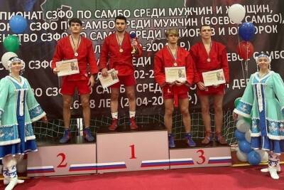 Самбисты из Карелии завоевали три путевки на Чемпионат России