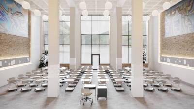 Каким будет Американский университет в здании Речного вокзала: вид изнутри