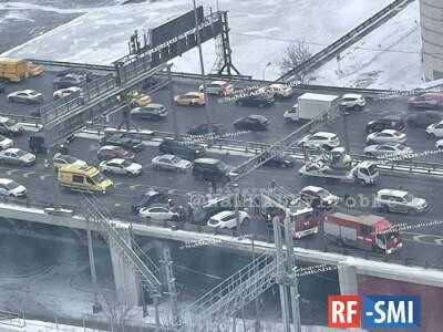 Массовая авария на Кутузовском проспекте