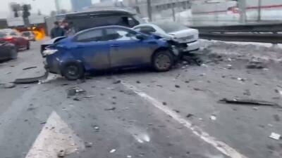 Виновник столкновения 15 машин на западе Москвы оказался в невменяемом состоянии