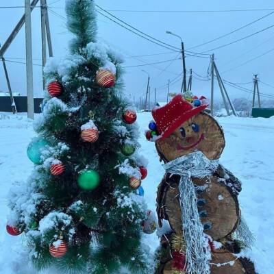 18 деревень городского округа Чехов поучаствовали в конкурсе на лучшее новогоднее оформление