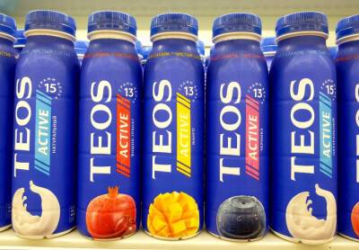 «Савушкин продукт» изменил дизайн питьевых йогуртов «TEOS»