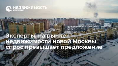 Эксперты: на рынке недвижимости новой Москвы спрос превышает предложение