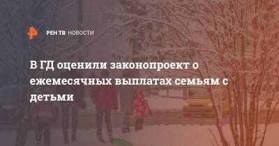 Татьяна Буцкая - В ГД оценили законопроект о ежемесячных выплатах семьям с детьми - ren.tv