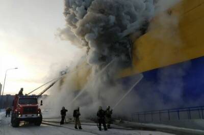 Пожар в томском ТЦ спровоцировал взрывы пиротехники