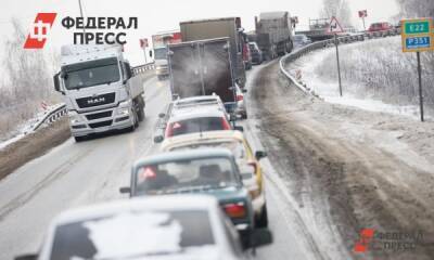 Челябинский участок трассы М5 стоит в огромных пробках