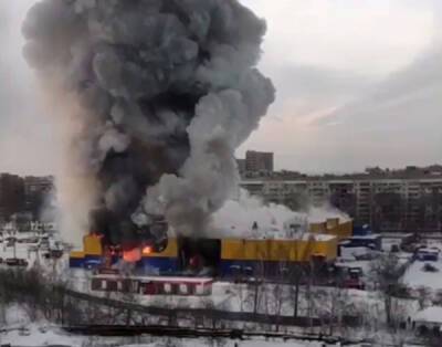 В Томске задержали поджигателя гипермаркета "Лента"