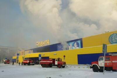 Пожар в томском гипермаркете произошел из-за поджога