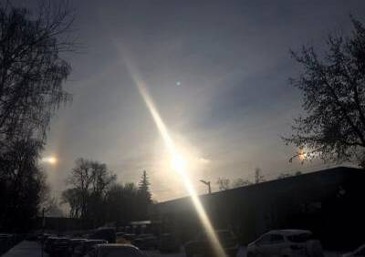 В Рязани сфотографировали три солнца сразу