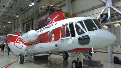 Два новых многоцелевых вертолета Ми-8 пополнили парк пожарной техники Авиалесоохраны