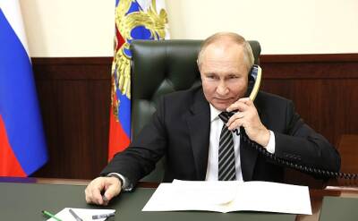 Владимир Путин поговорил по телефону с Марком Кобленевым