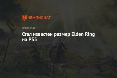 Стал известен размер Elden Ring на PS5