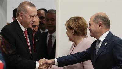 Президент Турции провел переговоры с новым канцлером ФРГ