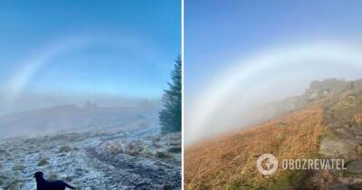 Белая туманная радуга - в Британии зафиксировали редкое погодное явление - фото