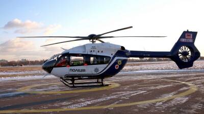 Национальной полиции передали два новых вертолета Airbus Н-145