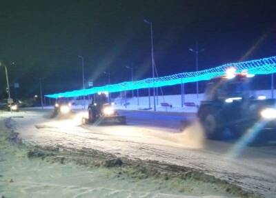 В Курганской области из-за снегопада ввели ограничение движения транспорта
