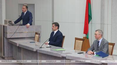 Снопков представил коллективу нового министра антимонопольного регулирования и торговли