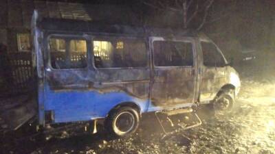 В Ряжском районе водитель успел спастись из загоревшейся «Газели»