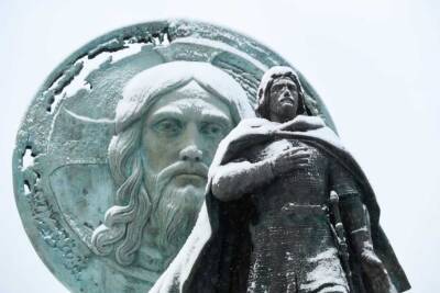 В Тосненском районе установили скульптуру князя Александра Невского