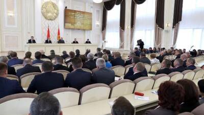 Встреча Президента с активом Гомельской области