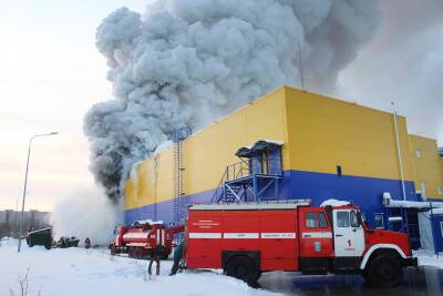 В МВД назвали причину поджога гипермаркета в Томске