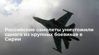 Александр Лаврентьев - Российские самолеты уничтожили одного из крупных боевиков в Сирии аш-Шишани Маргошвили - ria.ru - Москва - Россия - Сирия