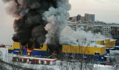 МВД: «Лента» в Томске сгорела из-за конфликта поджигателя и менеджеров магазина