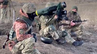 Украинские военные впервые провели стрельбы с Javelin в Донбассе