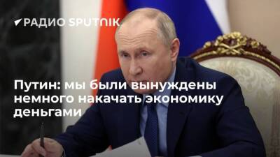 Президент РФ Путин рассказал о вынужденных мерах поддержки экономики России