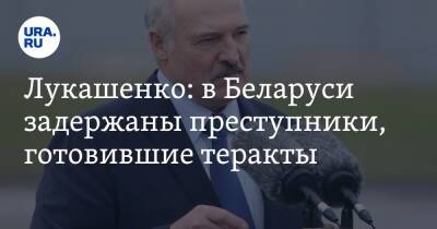 Лукашенко: в Беларуси задержаны преступники, готовившие теракты