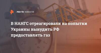 В НАНГС отреагировали на попытки Украины вынудить РФ предоставлять газ