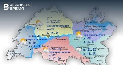 Сегодня в Татарстане ожидается облачная погода, гололедица и до -21 градуса