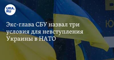 Экс-глава СБУ назвал три условия для невступления Украины в НАТО