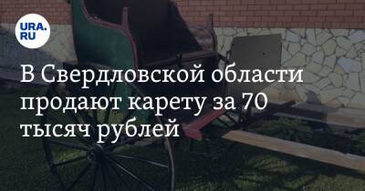 В Свердловской области продают карету за 70 тысяч рублей. «В придачу — сказочные зимние сани»
