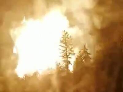 В Челябинской области вспыхнул газопровод