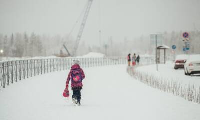 Снегопад в Петрозаводске затянется на два дня