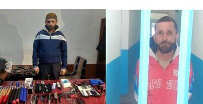 Сотрудники милиции в Душанбе задержали продавца холодного оружия