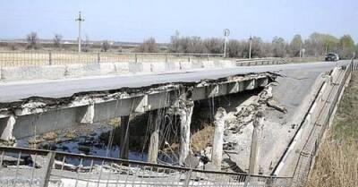 В оккупированном Россией Джанкое обрушился мост через Северо-Крымский канал. ФОТО