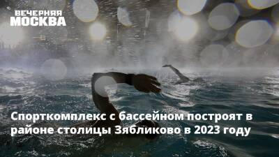Спорткомплекс с бассейном построят в районе столицы Зябликово в 2023 году