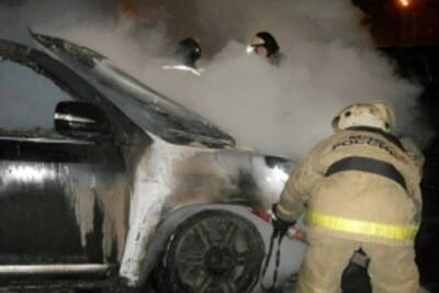 Рано утром в Ивановской области опять сгорел автомобиль