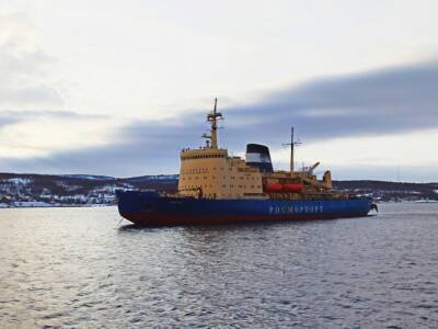Ледокол «Красин» направился на работу в район Северного морского пути