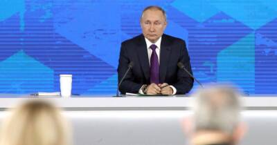 Новая война и уговоры Порошенко: что говорил Путин об Украине во время пресс-конференции