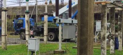 Абхазия снабжается электричеством из России