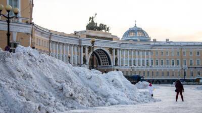 Петербург готовится к «желтому» уровню опасности из-за снегопада