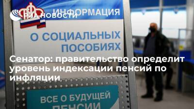 Сенатор Бибикова: правительство определит уровень индексации пенсий по годовой инфляции