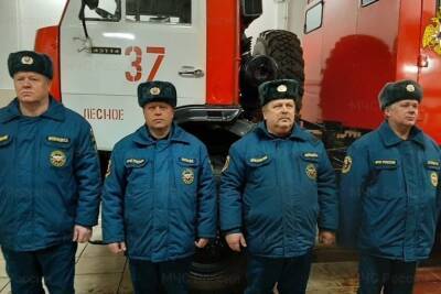 В Тверской области пожарные спасли мужчину из огня